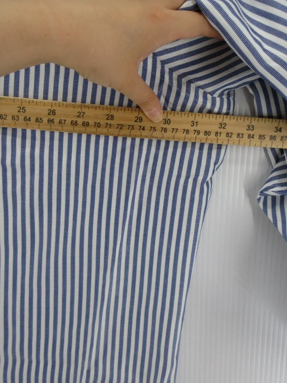 Brooks Brothers Shirt 20 White Thomas Mason Madison Striped Luxury NEW